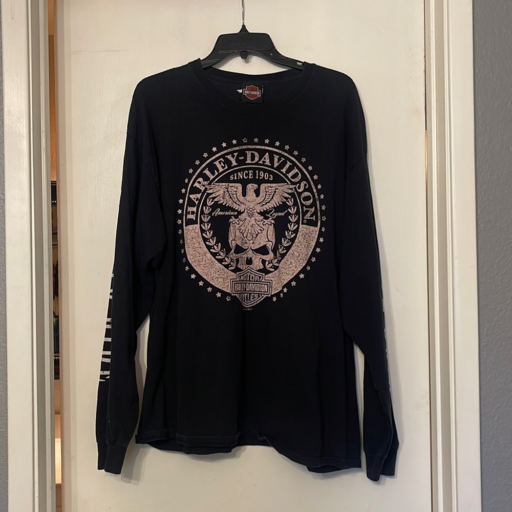 Harley Davidson Long Sleeved Tee Shirt Size XL